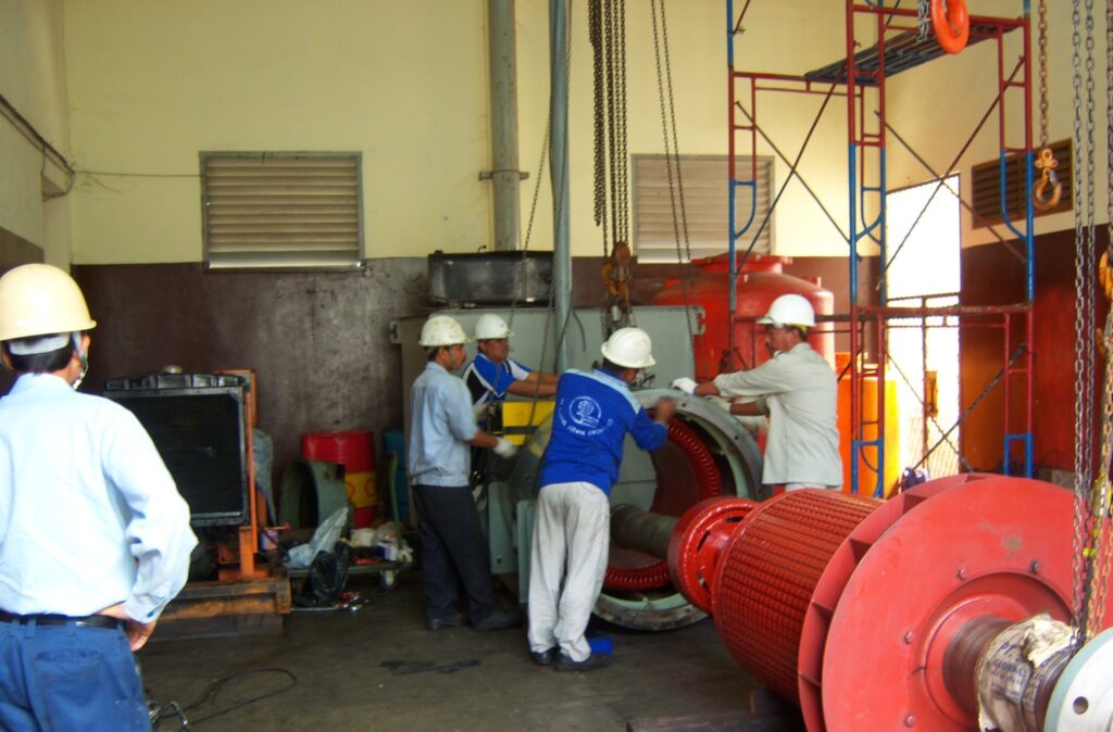 industrial electrical machine overhaul